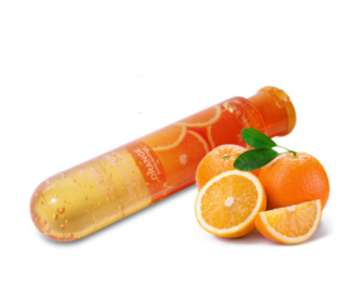 Water soluble fruit flavored human lubricant (Option: Orange-80ml)